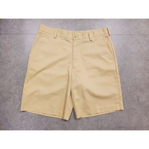 IZOD men's light soft yellow Dress Shorts Bermuda Pants Golf Size 34